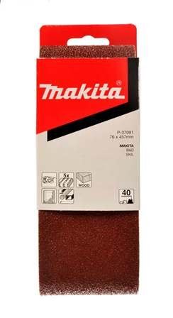 Cureaua de slefuit MAKITA 76x457 mm K60 5 buc P-37100