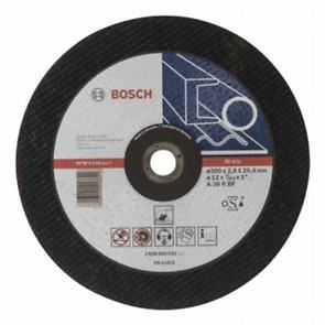 BOSCH Disc de tăiere drept Expert pentru metal A 36 R BF, 300 mm, 25,40 mm, 2,8 mm 2608600542