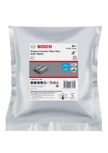 Disc fibră BOSCH EXPERT PRISMA R781,100,P36,25buc 2608621788