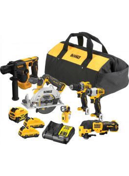 Set combinat DeWALT - set reducere 6 piese 12V 1x5.0Ah + 2x 2.0Ah DCK611P1D2