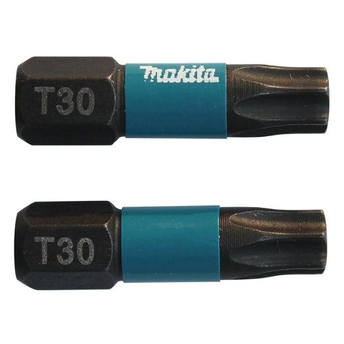 Bit de torsiune MAKITA 1/4" IMPACT BLACK T30, 25 mm 2 buc B-63694