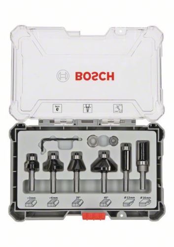 Set de tăietori BOSCH cu ax de 8 mm Trim&Edging, 6 buc 2607017469