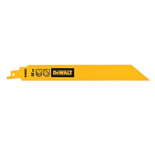 Pânză de ferăstrău bimetal DeWALT 228 mm 1.8TPI (5 bucăți) DT90387