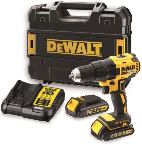 DEWALT mașină de găurit cu acumulator 18 V, 2x baterie Li-Ion 1,5 Ah DCD777S2T