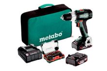 METABO Aku 18V mașină de găurit cu percuție SB 18 L (carcasă, baterie 2x 2 Ah, set de biți) 614053900