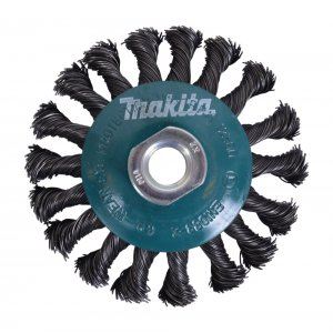 MAKITA perie cupa din sarma de otel, sarma impletita 0,5 mm, 100 mm D-39861