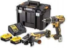 Set de scule fără fir DeWALT, burghiu DCD791 + polizor unghiular DCG405 DCK2020P2T Set de scule fără fir DeWALT, burghiu DCD791 + polizor unghiular DCG405 DCK2020P2T