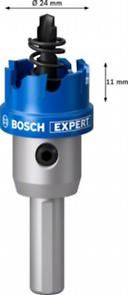 Perforator din carbură BOSCH EXPERT Tablă 24 mm 2608901407