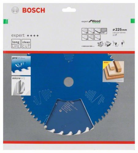 Pânză de ferăstrău BOSCH EX WO T 225x30-32 2608644089