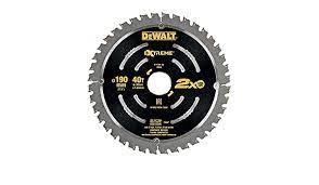 Pânză de ferăstrău DeWALT pentru lemn și materiale metalice 190 x 30 mm, 40 dinți DT4394