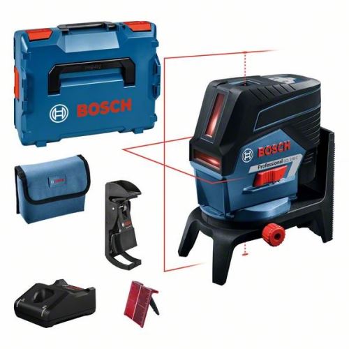 Laser încrucișat BOSCH GCL 2-50 C + RM2 + BM 3 clip + L-Boxx 136 0601066G03