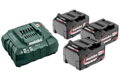 METABO Set de bază 3 x 4,0 Ah, ASC 30-36, 685049000