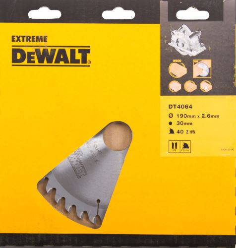 Pânză de ferăstrău DeWALT ATB 10° Seria 40 250-30-60 DT4351 DT4351