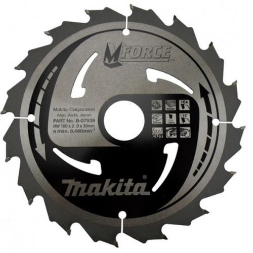 Pânză de ferăstrău MAKITA 180x30 16 Z B-07939