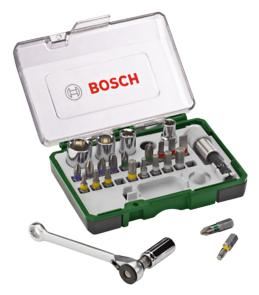 Set BOSCH 27 piese cu clichet 2607017160