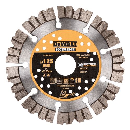 Disc diamantat DeWALT pentru mașină de crestat, DT90294 DT90294