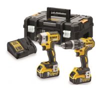 Set de instrumente combinate fără fir DeWALT DCK266P2T