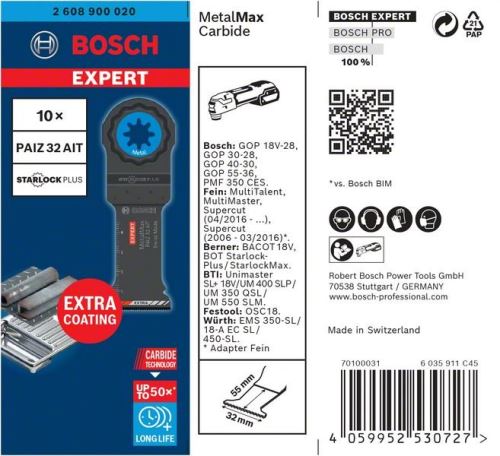 BOSCH EXPERT STARLOCKPLUS PAIZ32AIT, 10 buc 2608900020