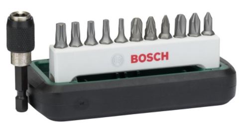 Set de biți BOSCH (12 buc) PH1-2-3,PZ1-2-3,T10-15-20-25-30 2608255993