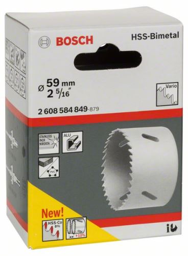 Perforator BOSCH HSS-bimetal pentru adaptor standard 59 mm, 2 5/16" 2608584849