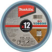 MAKITA Disc de tăiere pentru oțel și oțel inoxidabil 115x1,0x22,23mm E-03034-12