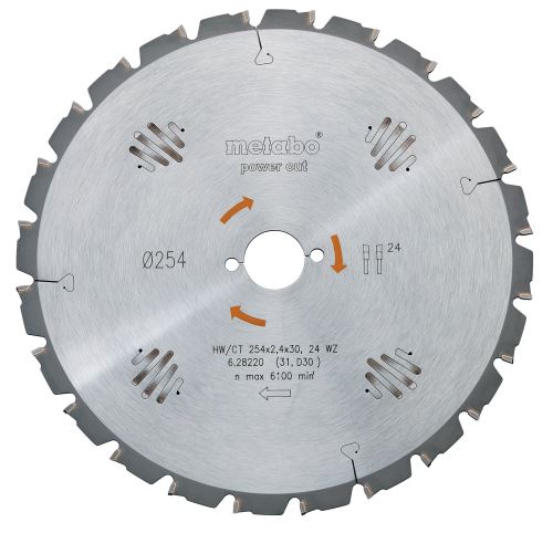 Pânză de ferăstrău METABO HW/CT 152 x 12 mm, 12 dinți 628001000