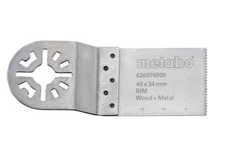 Pânză de ferăstrău cu adâncitură METABO 34 mm lemn BiM, metal 626976000