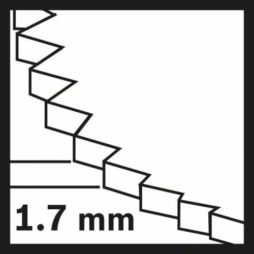 Pânză de ferăstrău segment BIM BOSCH ACZ 100 BB Lemn și metal 100 mm 2608661633