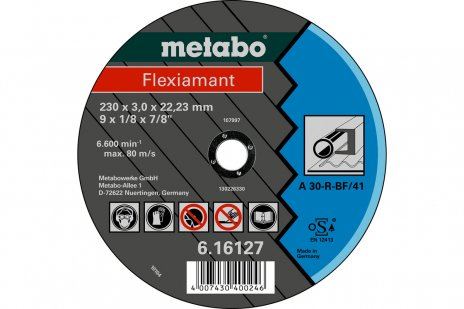 METABO Disc abraziv Flexiamant 100x2,5x16,0 otel, TF 41 - 616742000 616742000