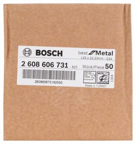 Disc abraziv din fibre BOSCH R574, Best for Metal D = 125 mm; K = 24 2608606731