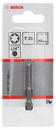 BOSCH Bit de șurubelniță extra dur Extra-Hart T25, 49 mm 2607001638