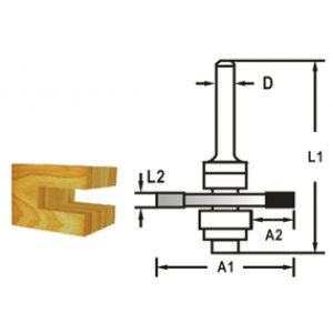 MAKITA Disc de tăiat cu tijă 8 mm, 47,6x5,5x59 mm D-48991