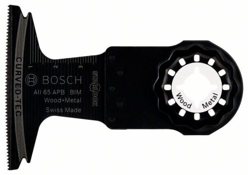 Pânză de ferăstrău BOSCH BIM AII 65 APB Lemn și metal 40 x 65 mm 2608661781