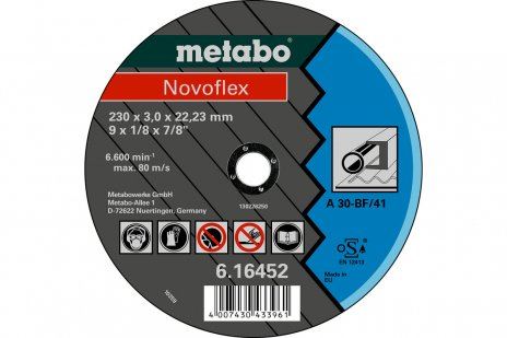 METABO Disc abraziv Novoflex 230 x 3,0 x 22,23 otel, TF 42 616477000