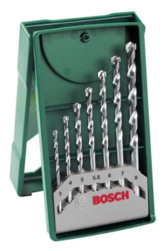 Set mini găurit pentru piatră BOSCH 7 piese X-Line 2607019581