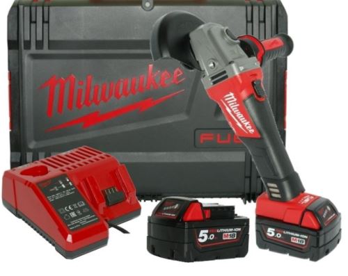 Polizor unghiular cu acumulator MILWAUKEE M18 CAG-502X COMBUSTIBIL 125 mm (2 x 5,0 Ah) 4933448866