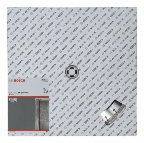 Disc de tăiere cu diamant BOSCH Standard pentru beton 450 x 25,40 x 3,6 x 10 mm 2608602546