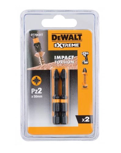 Bit de șurubelniță DeWALT Torsion Pz2 (2 buc) DT70531T