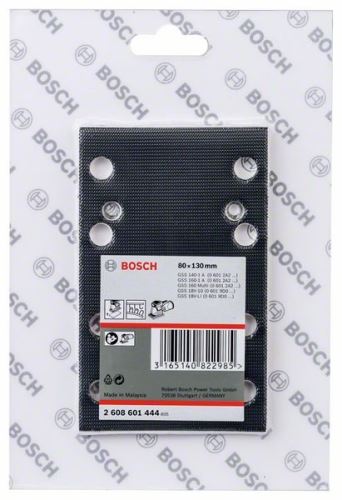 BOSCH Placă de șlefuit 80 x 130 mm 2608601444