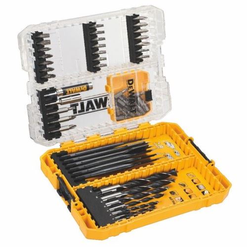 DeWALT Set burghii si burghii pentru lemn (57 buc) DT70758