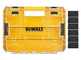 Organizator cutie DeWALT / Set cutie mare rezistentă (goală) + separatoare (x6) DT70839