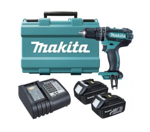 Șurubelniță cu impact fără acumulator Makita Li-ion LXT 18V/3.0 Ah DHP482SFE