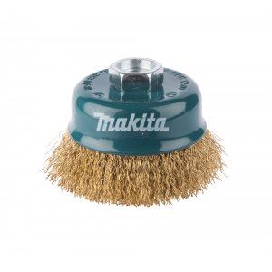 MAKITA Perie cupa din sârmă din alamă, sârmă ondulată 0,3 mm, 75 mm D-39768