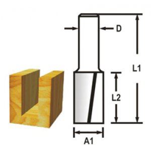 MAKITA Dispozitiv de tăiere pentru canelare 2 tijă de tăiere 12 mm, 16x32x73 mm D-47656