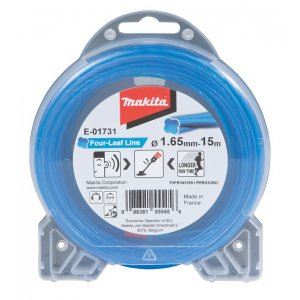 Snur nailon MAKITA 1,65 mm, albastru, 15m, special pentru mașini cu baterii E-01731