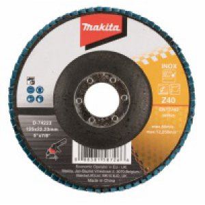 Disc clapete MAKITA 125x22,23 mm K40 Zirkon D-74223