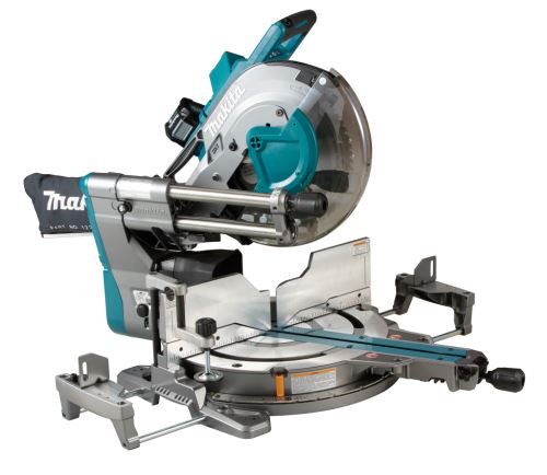 Ferăstrău de tăiat radial Makita 40 V Max 305 mm Fără baterii și încărcător, în cutie cu transmițător AWS LS003GZ01