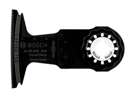 Pânză de ferăstrău cu adâncime BOSCH BIM Starlock AII 65 APB Lemn și metal, 65x40mm 2609256985