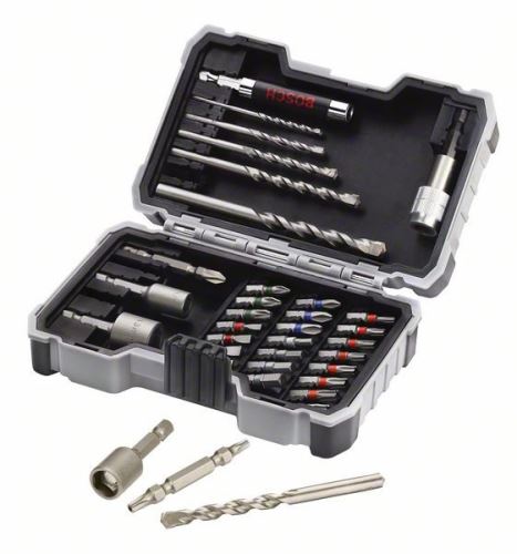 BOSCH Set burghie și burghie PRO-Mix set beton - 35 buc 2607017326