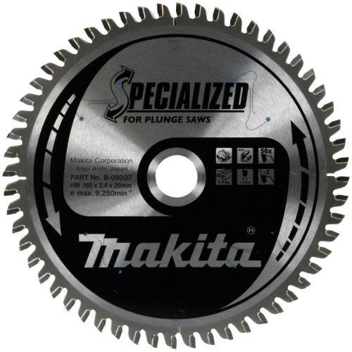 Pânză de ferăstrău MAKITA aluminiu TCT 260x2,6x30 mm 120 dinți D-61880